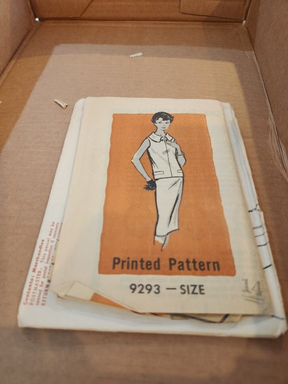 5 Vintage patterns from 1950s
